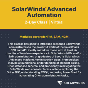 SolarWinds Advanced Automation product image