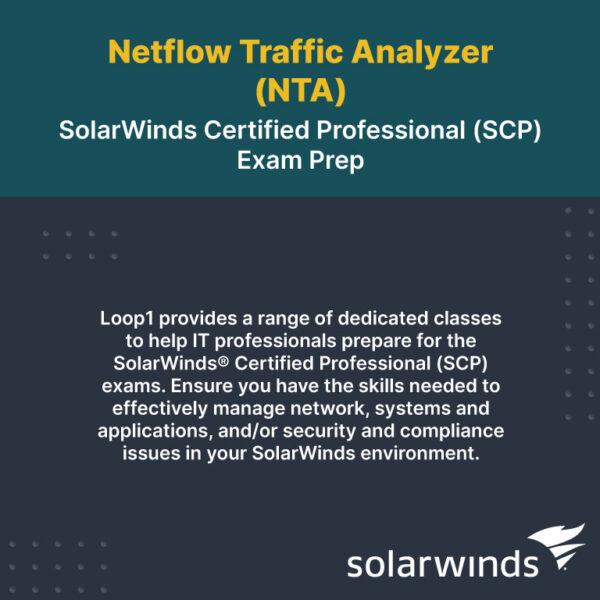 Netflow Traffic Analyzer SolarWinds Certified Professional